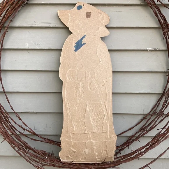 Rare 1950’s Vintage Halloween Beistle Embossed Black Cat Puss In Boots Die Cut - Picture 2 of 7